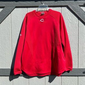 Cincinnati Reds Majestic Long Sleeve Pullover Top | Size XL (see measurements)